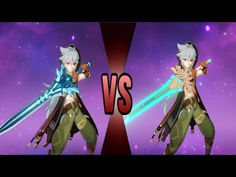 Snow Tombed Starsilver VS Skyward Pride on Razor - Genshin Impact