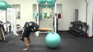 Pike Roll Out on Fitness Ball exercise video thumbnail