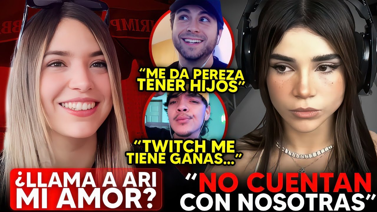 RIVERS ¿LLAMA AMOR a ARI? ALANA ¡MUY MOLESTA con RIVERS por NO INCLUIRLE! VEGETTA777 NO QUIERE HIJOS