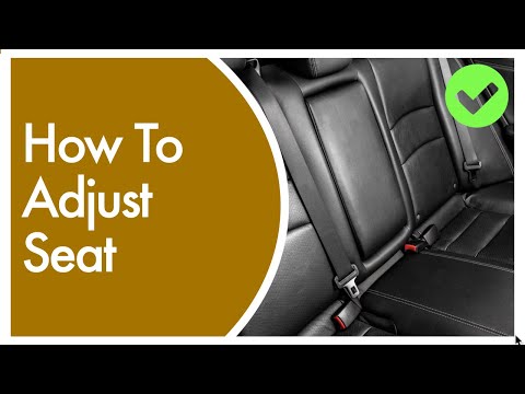 How To Adjust Seat | Toyota