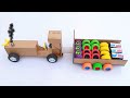 Diy Loading Tyre Material Mini Cardboard Tractor Trolley Science Project Mini Ideas