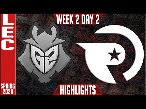 G2 vs OG Highlights | LEC Spring 2020 W2D2 | G2 Esports vs Origen