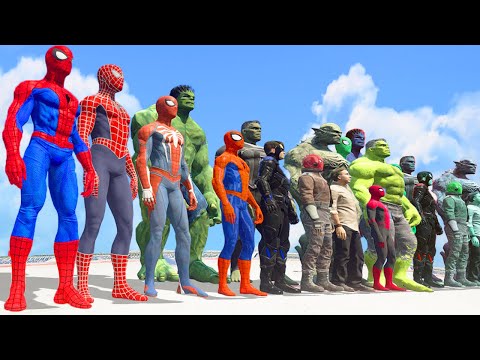 Spider-Verse | Team Spiderman vs Kingpin Army - What If