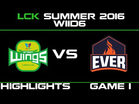 JAG vs ESC Game 1 Highlights LCK Champions 2016 W11D6 Jin Air vs ESC Ever   JAG vs ESC