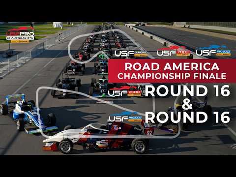 Back-to-Back Races at Road America! USF2000 Race 1 Followed By USF Pro 2000 Race 1