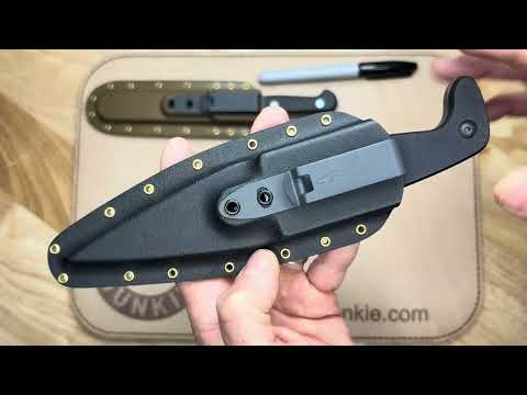 Armis Knife and Tool VSK1 -- EDC Fixed Blade Close Up | Plus Universal Paring Knife Sheath