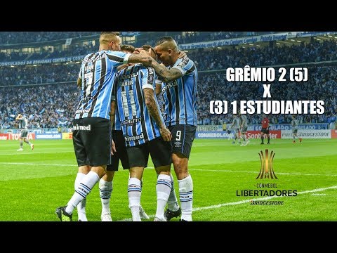 Grêmio 2 (5) x (3) 1 Estudiantes - Copa Libertadores da América - Oitavas de Final