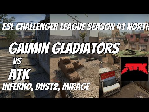 Gaimin Gladiators vs ATK Highlights /  at ESL Challenger League Season 41 North America