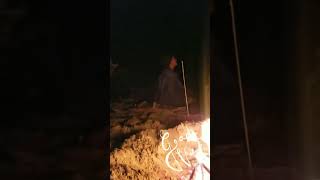 MAGICAL BONFIRE VIBES | A Black Girl Beach Bonfire! | #shorts