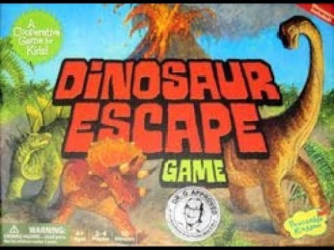 Bower Family Learns #2: Dinosaur Escape Game