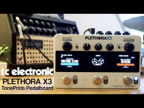 TC Electronics PLETHORA X3 TonePrint Multi-FX Pedalboard (Stereo)