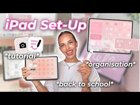 iPad organisation + aesthetic einrichten TUTORIAL🎀 | back to school produktivität 📚
