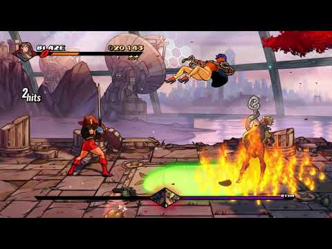 Streets of Rage 4 Blaze Boss Rush