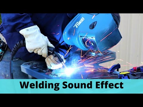 MIG welding sound example - bacon sizzle audio reference video
