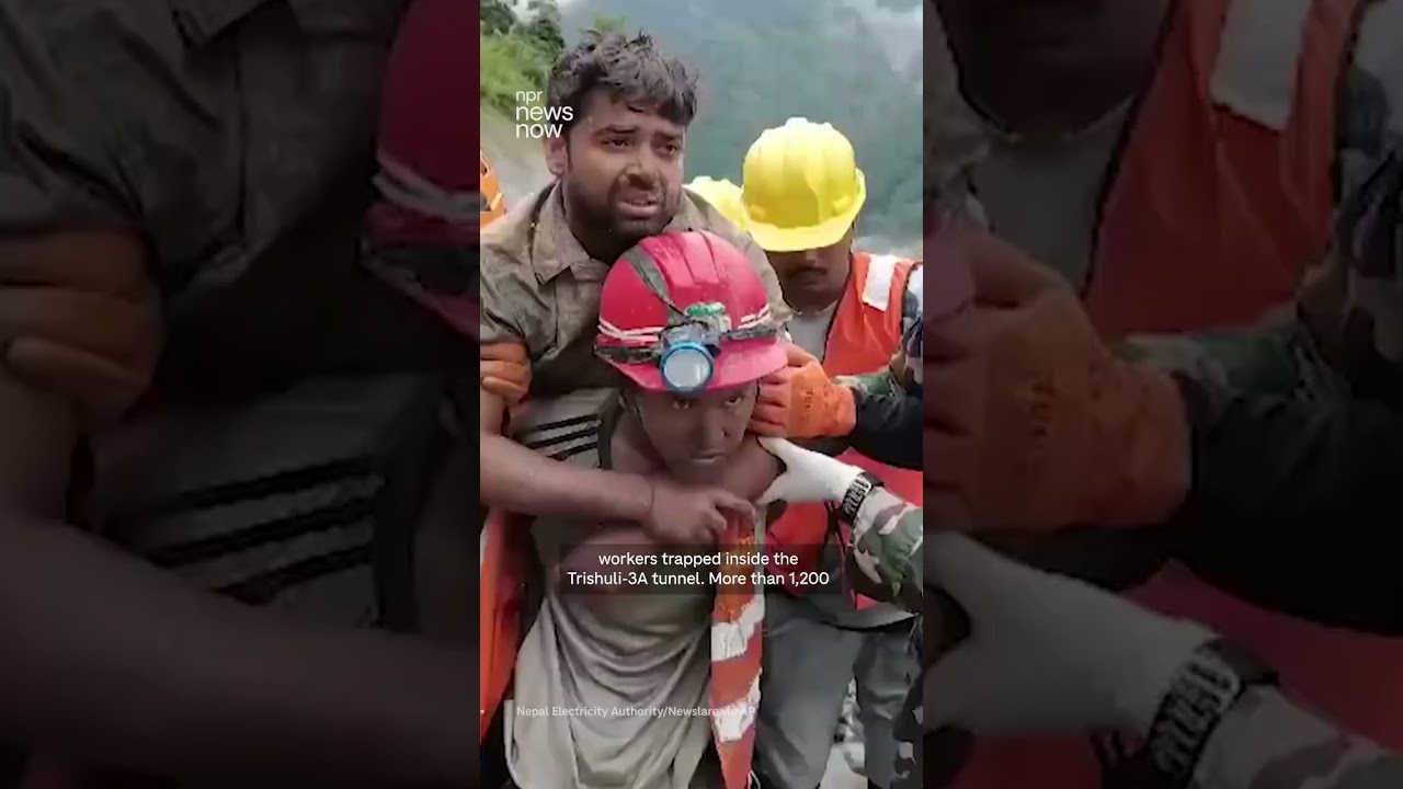 Two workers rescued from Nepal hydropower tunnel after devastating floods