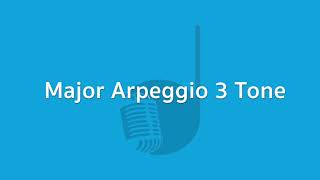 แบบฝึกหัด Major Arpeggio 3 Tone