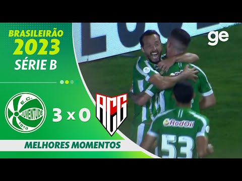 Gols e lances de Juventude-RS x Atlético-GO