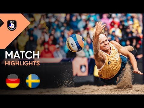 The Flying Swedes are into the SemiFinals I Match Highlights I SWE vs GER I CEV EuroBeachVolley 2025