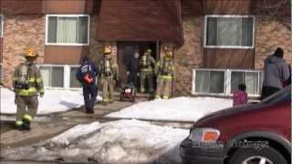 preview picture of video '2013-03-14 Unattended Cooking Causes Apartment Complex Fire - Waterloo, Iowa - Myke Goings - KMDG'