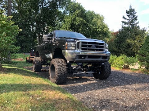 7.3 Powerstroke 8 Inch Lift Kit Install! Part 2 (full lift install and bonus fabrication)
