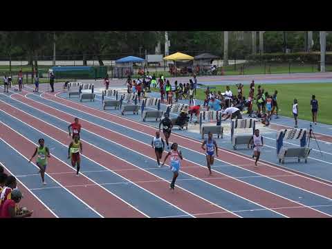 Girls 100m Dash 15-16 Year Old Heat 2 - 44th Annual Northwest Track and Field Classic 2019
