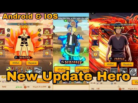 Update New Hero Naruto P-server VIP 30 - Free 160 Hero + Equipment - Android & IOS