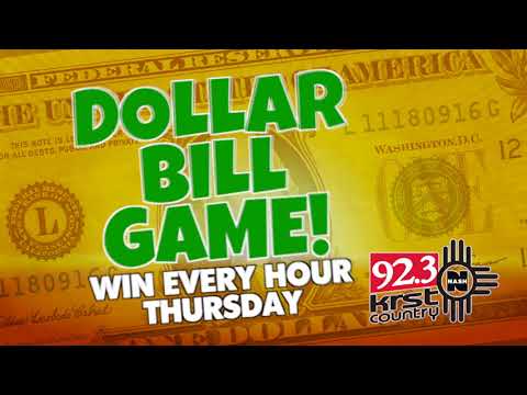 92.3 KRST - Dollar Bill Game!  - :15b