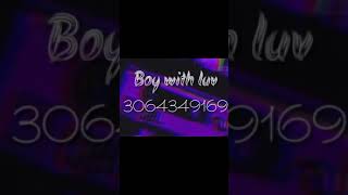 Boy with luv roblox ID