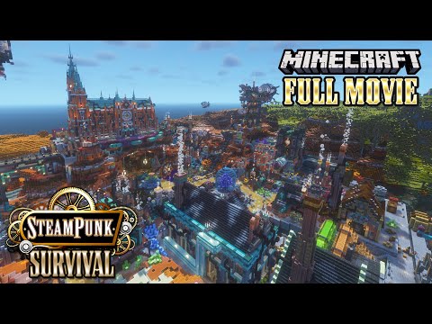 "Surviving 1000 Days in Minecraft City" - Epic 1.5 Year Steampunk Adventure
