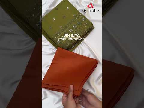 Bin Ilyas – khaddar Embroidered 3P Order Now at www.mydrobe.pk#BinIlyas #Khaddar #Winter  #mydrobe
