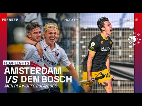 SPANNING blijft richting 2e halve finale🌡️ AMS - DBO 🏑 Tulp Hoofdklasse Heren ‘24/’25 | Samenvatting