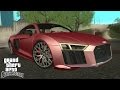 Audi R8 V10 2017 for GTA San Andreas video 1