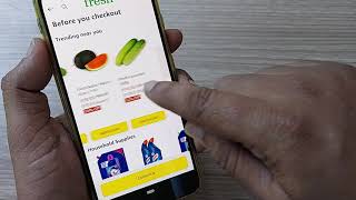 how to select amazon fresh items and buy in amazon