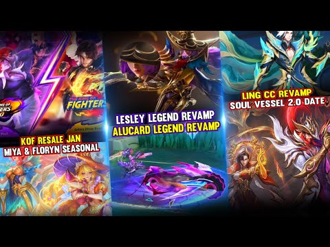 LESLEY ALUCARD LEGEND REVAMP | KOF RESALE JANUARY | SOUL VESSEL 2.0 DATE | MIYA FLORYN SEASONAL SKIN