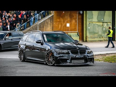 900HP BMW 335i E91 Touring - HUGE Burnouts, Drag Races & Accelerations !