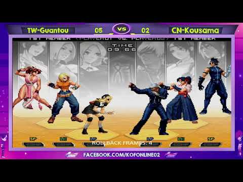 Guantou (罐頭) Vs Kousama FT10 KOF 2002 UM - Hinako Tao Feroz