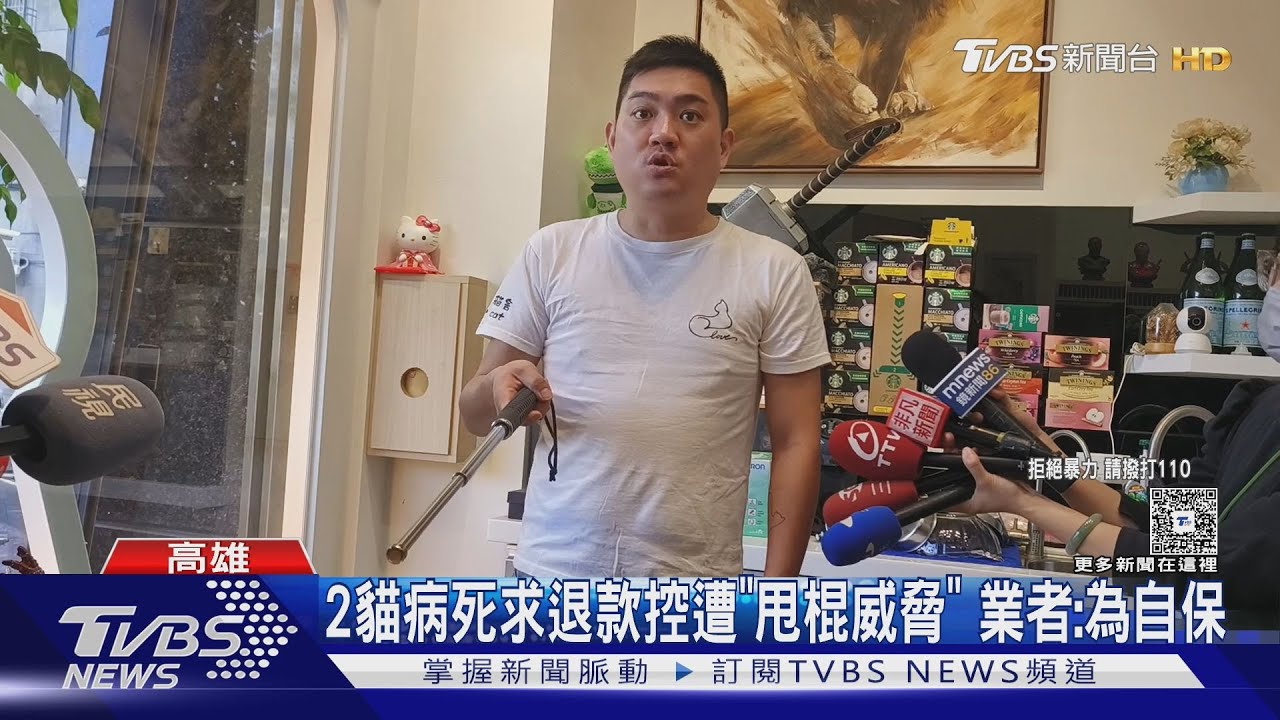 2貓病死要求貓舍退款！　控遭「甩棍威脅」　業者：只是防身