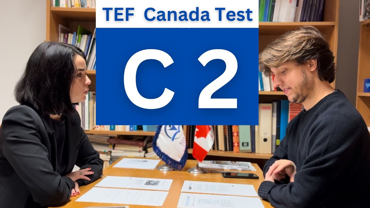 Full TEF Canada Speaking Test Level C2, Epreuve Expression Orale C2