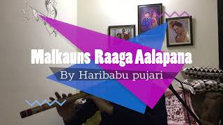 Malkuns Raga Aalapana by Haribabu pujari Flautist