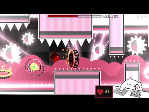 PHJORK 100% [DEMON] BY Cerufiffy | GEOMETRY DASH