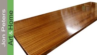 How To Finish a Wooden Countertop by Jon Peters