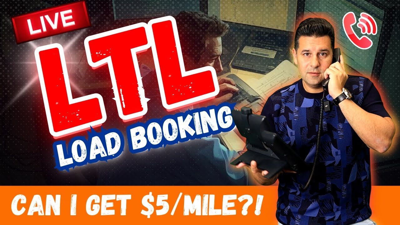 Live LTL Load Booking - Maximizing Profits from Loadboards (DAT + LOADLINK)