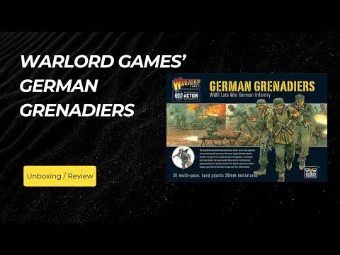 German Grenadiers plastic box set – Warlord Games US & ROW