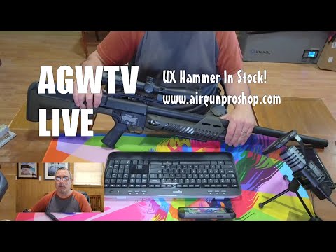 AIRGUNWEBTV LIVE! – Umarex Hammer IN STOCK at www.AirgunProShop.com, Airgun Expo is ON!