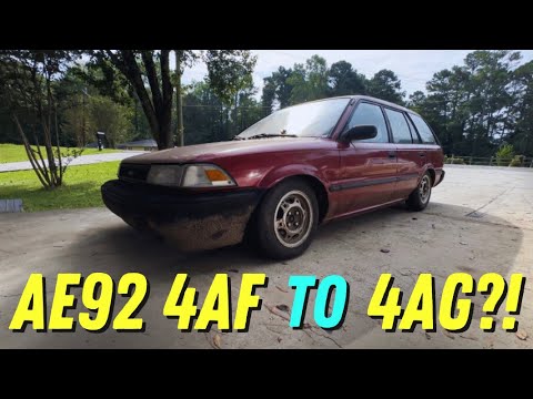 4af to 4age Cylinder Head!? New Project!!