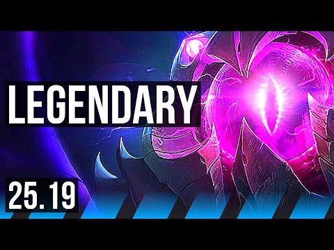 VEL'KOZ vs ORNN (MID) | Rank 2 Vel'Koz, Legendary, 800+ games | TR Challenger | 25.19
