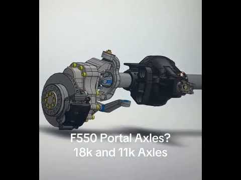 18,000-lb & 11,000-lb Portal Axles with CTIS for Ford F-450 / F-550