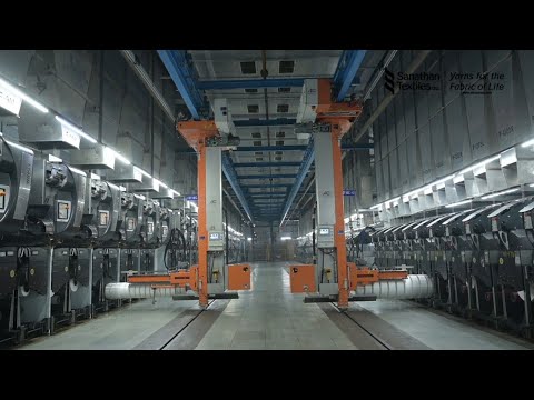 Technology and Automation at a yarn factory in India