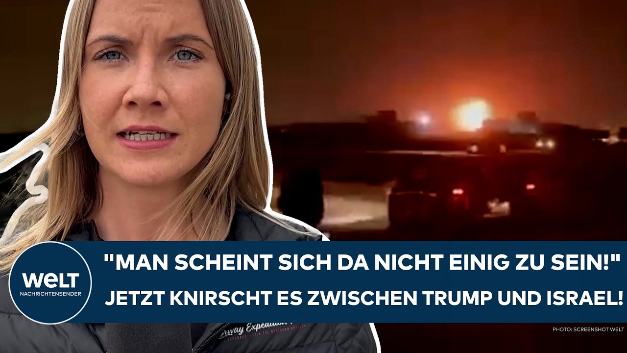 IRAN-KRIEG: "Man scheint sich da nicht einig zu sein!" Jetzt knirscht es zwischen Trump und Israel!