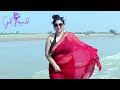 Beloved Eti In Red Saree Beach Fashion Girl Friend
